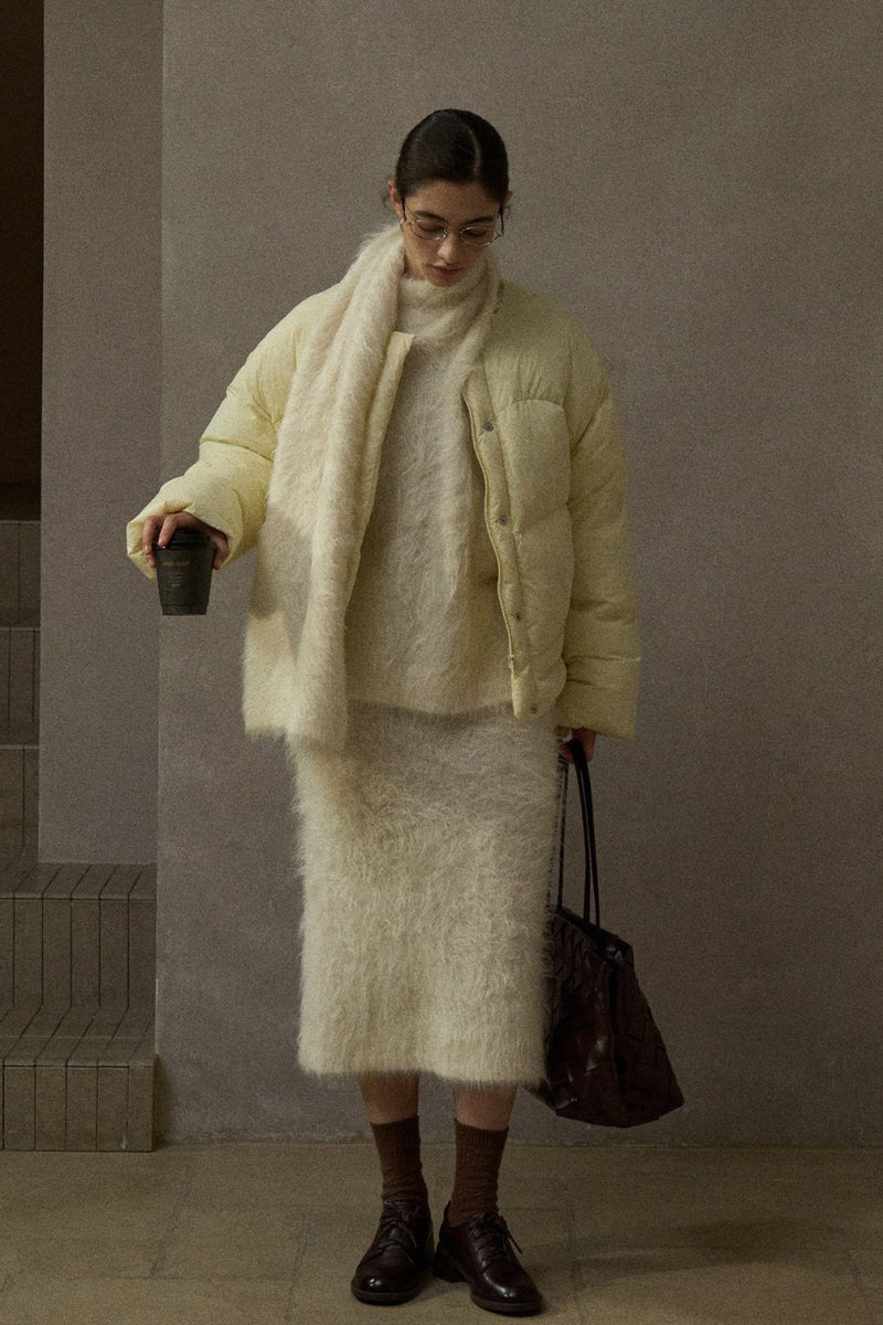 Detachable Bud-Collar Puffer Jacket