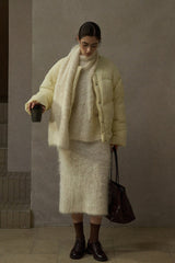 Detachable Bud-Collar Puffer Jacket