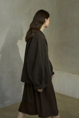 Reversible Cropped Duffle Coat