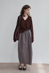 All-In-One V-Neck Pullover Sweater