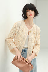 Three-Dimensional Cutout Jacket