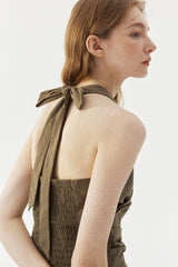Halterneck Wrap Vest