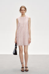 Loose Fit Sleeveless Cut-Out Vest Dress