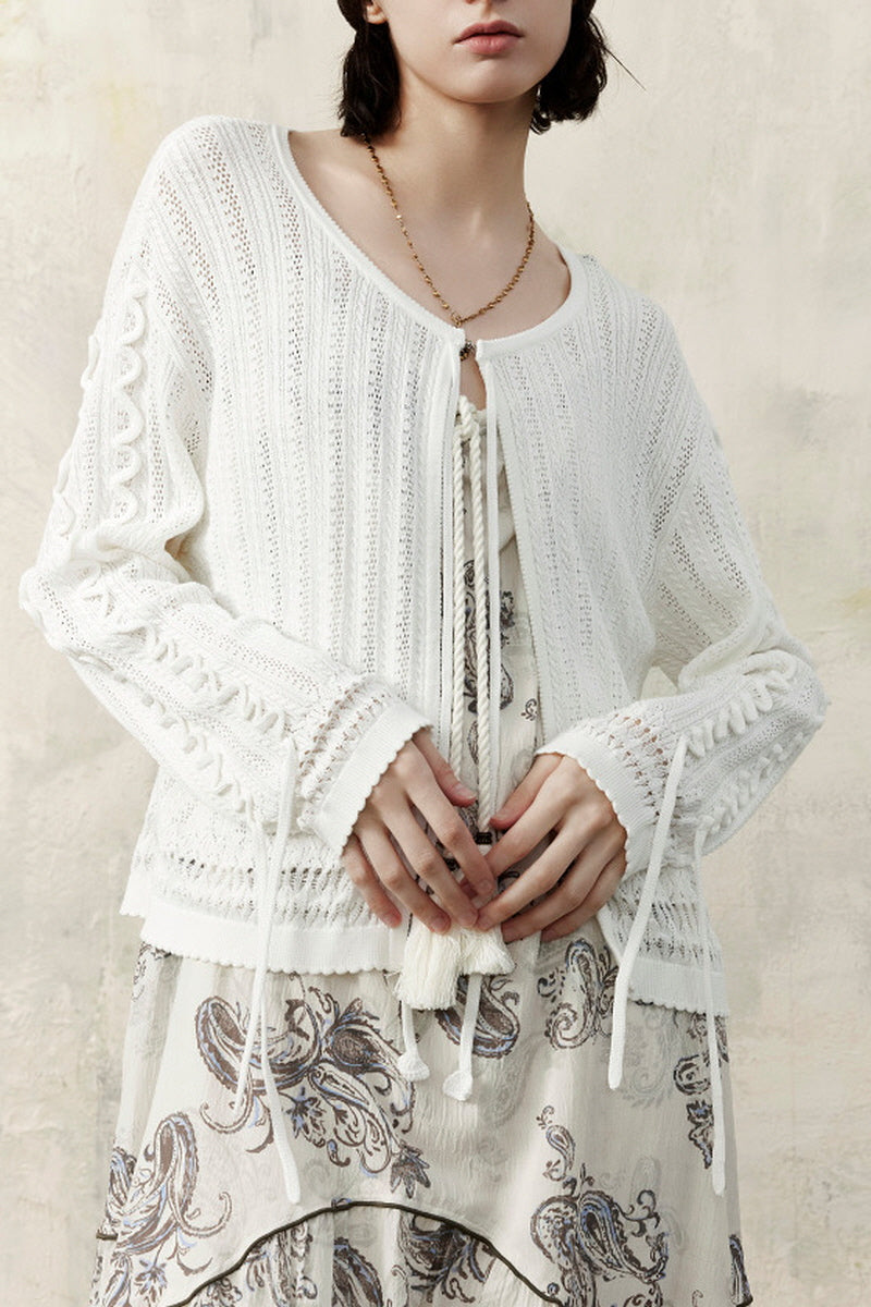 U-Neck Loose Cardigan