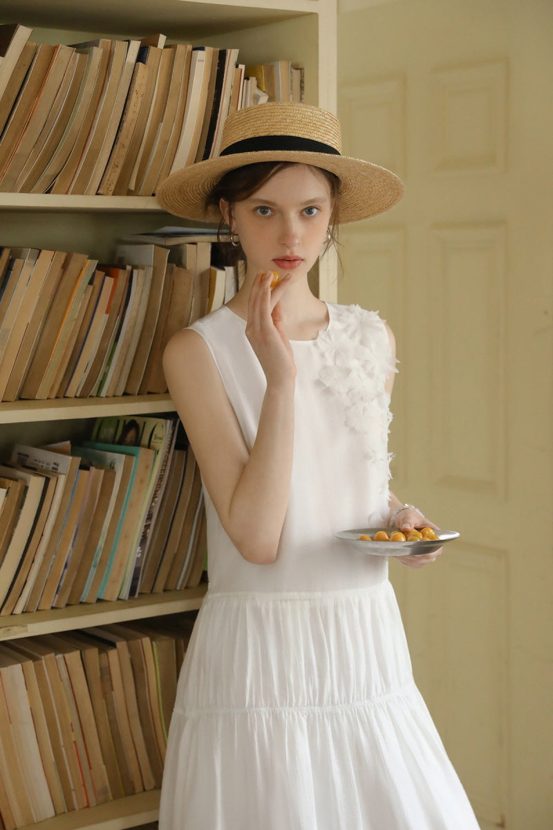 Three-Dimensional Flower Cake Dress