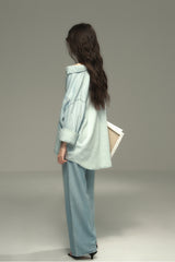 Loose Wash Denim Shirt