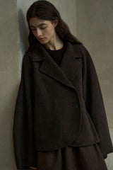 Reversible Cropped Duffle Coat