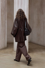 Waist-Tucked Vintage Loose Jacket