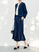 High-Waisted Wide-Leg Pants
