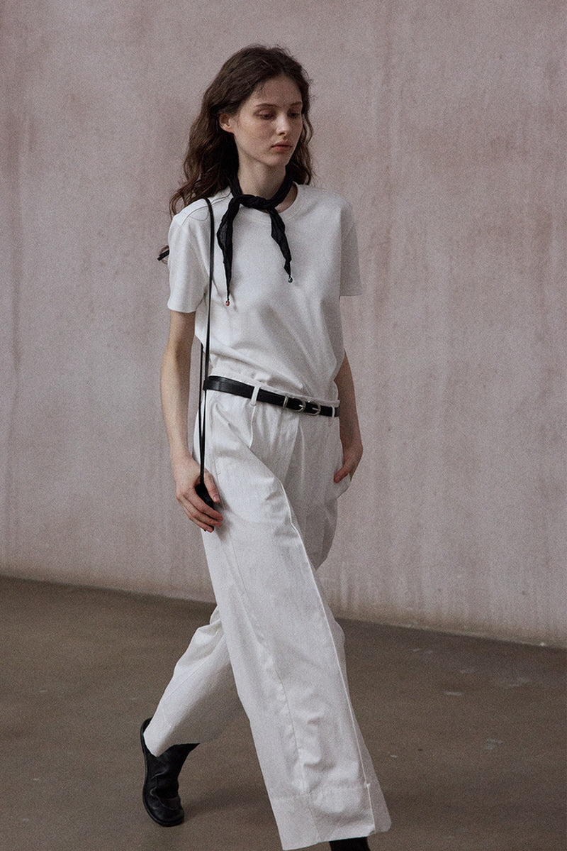 Misty Wide-Leg Scimitar Pants