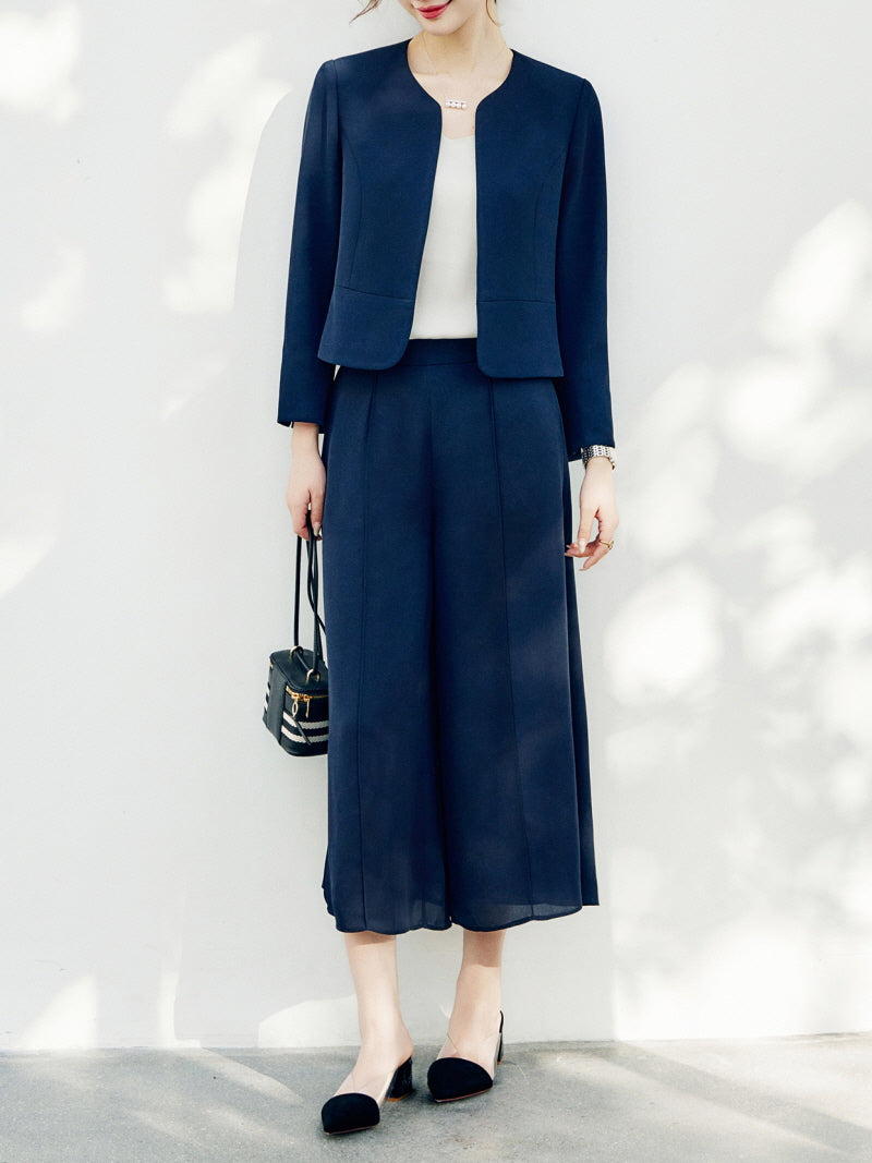 High-Waisted Wide-Leg Pants