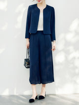 High-Waisted Wide-Leg Pants