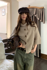 Vintage Knit Short Cardigan