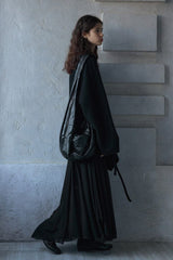 Reversible Tweed Long Coat