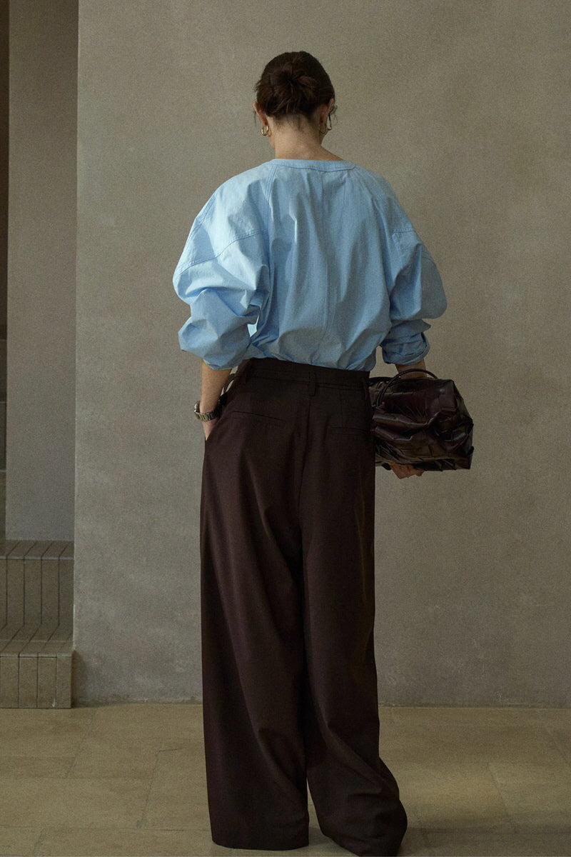 Contrast Line Minimalist Shirt