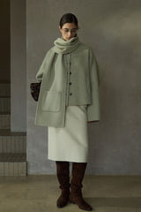 Crew Neck Short Jacket