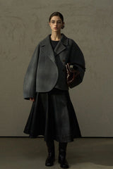 Reversible Cropped Duffle Coat