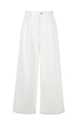 Vintage Loose Straight-Leg Trousers