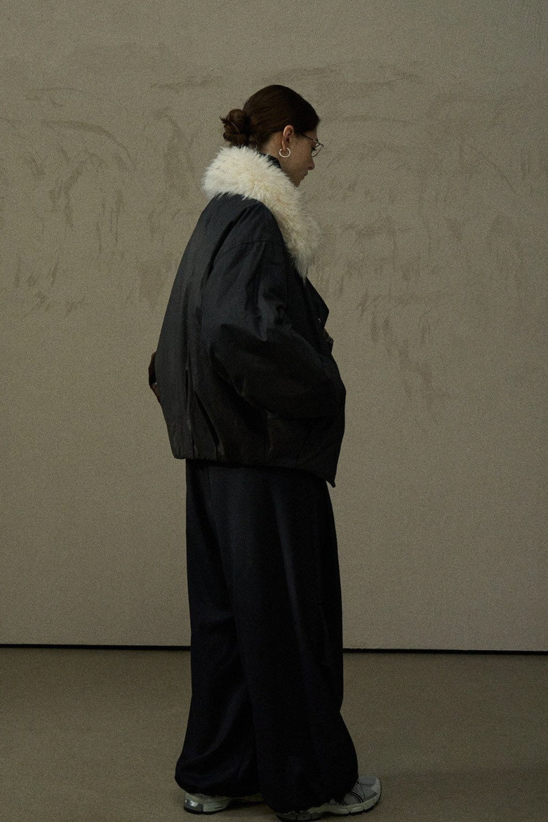 Fur Collar Hooded Parka