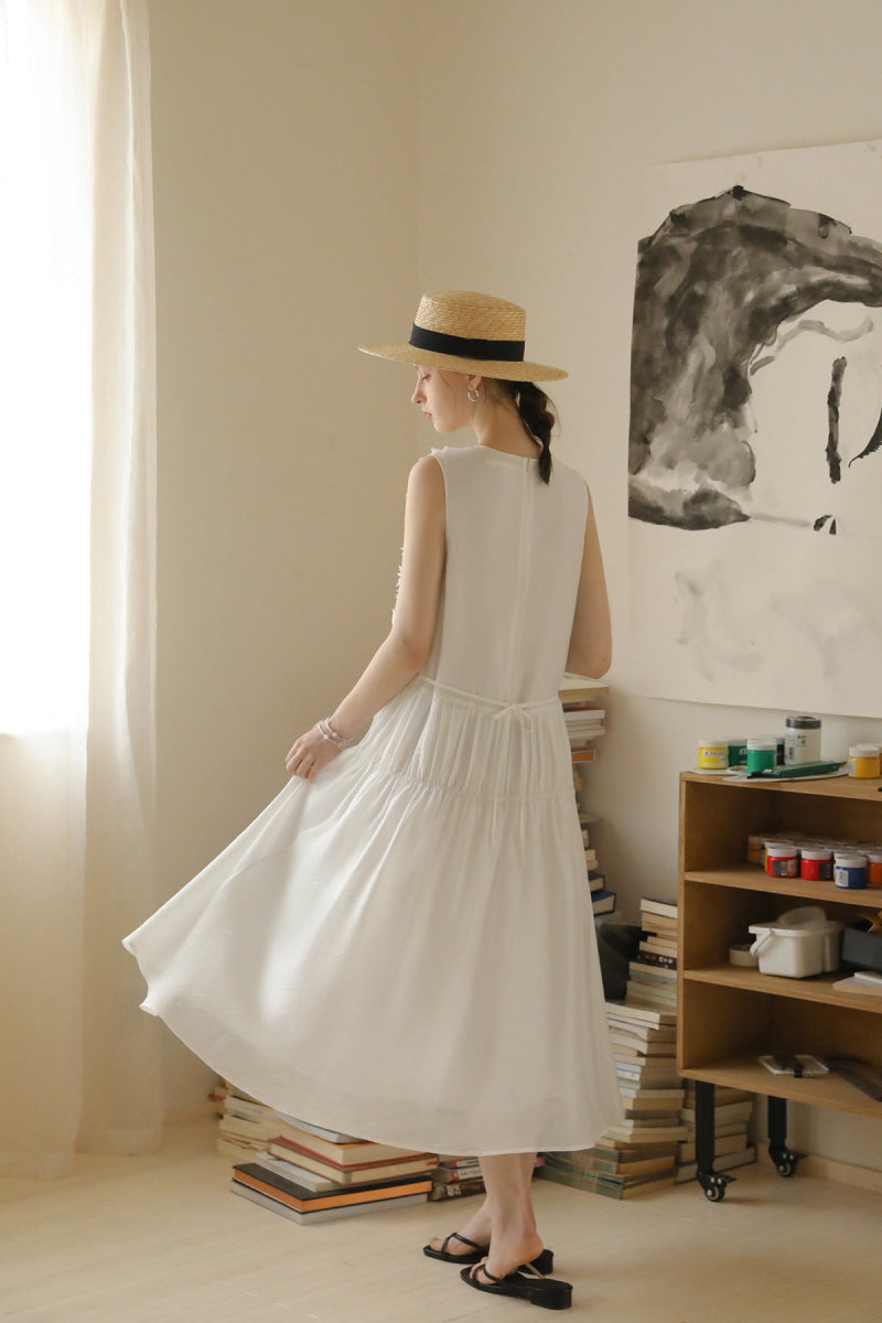 Three-Dimensional Flower Cake Dress