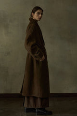 Waist-Lapel Reversible Duffle Coat