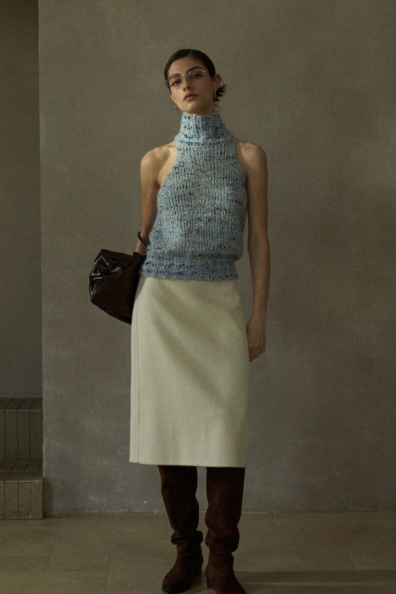Straight Midi Skirt
