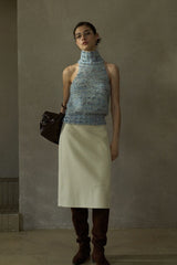 Straight Midi Skirt