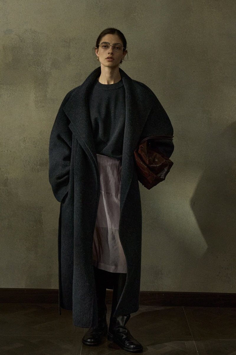 Double-Lapel Reversible Coat