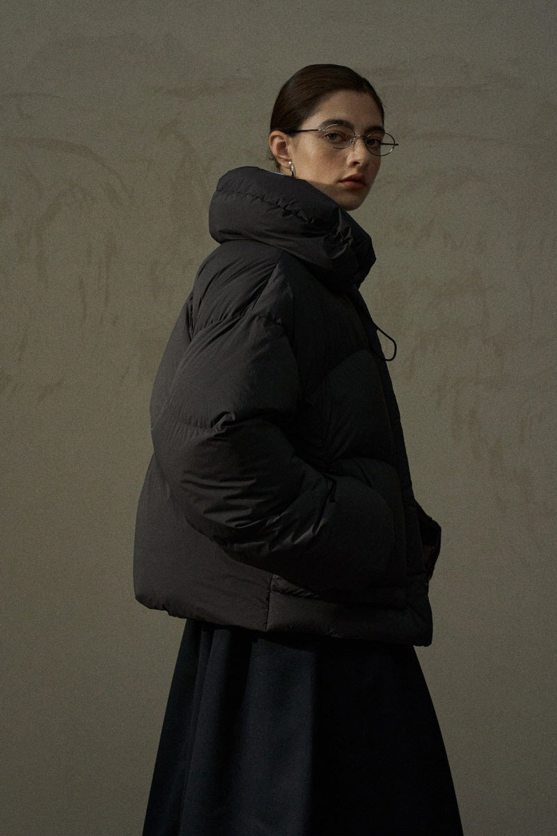 Detachable Bud-Collar Puffer Jacket