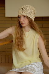 Chimney Neck Sleeveless Top