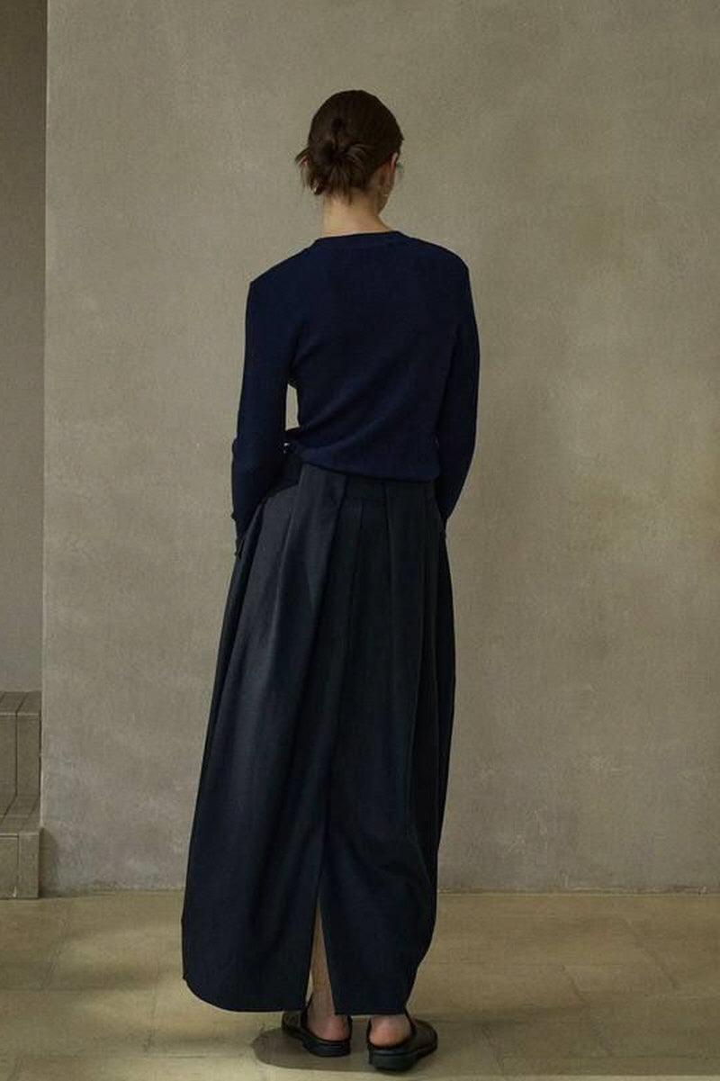 Ribbed Crew-Neck Base Top
