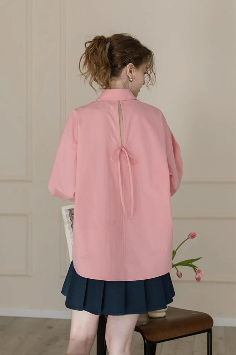 Lazy Loose-Fit Long Sleeve Shirt