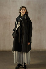 Detachable Hood Reversible Coat