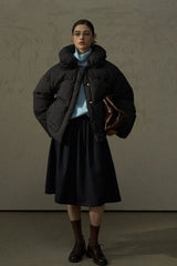 Detachable Bud-Collar Puffer Jacket