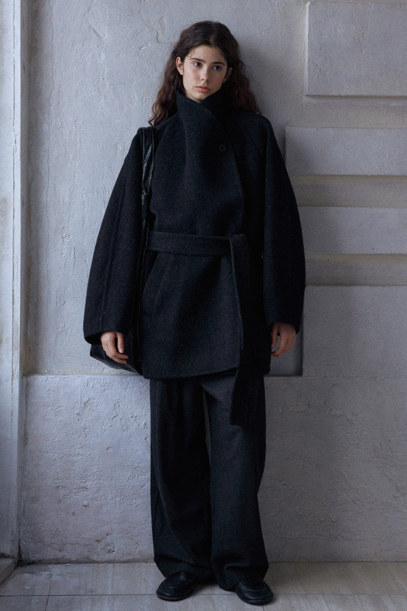 Long Lapel Double-Sided Coat