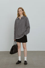 Classic V-Neck Knit Sweater