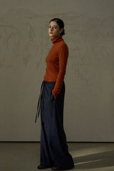 Lazy Wide-Leg Slacks