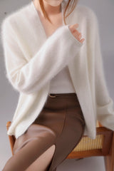 Lazy Brushed Cardigan Jacket