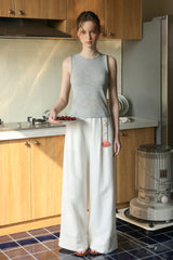 Pleated High Waist Wide Leg Pants