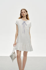 Shredded Hem Doll Dress