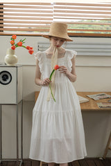 Lazy Fly Sleeve Cake Dress