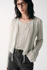 Textured Layered Two-Piece Set