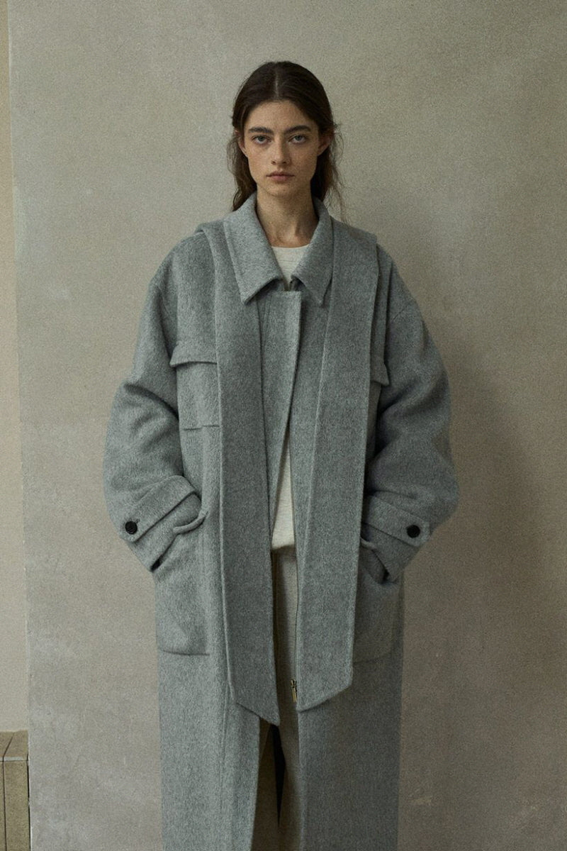 Oversized Textured Wrap Scarf