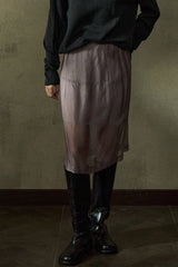 Low-Waisted Sheer Simple Skirt