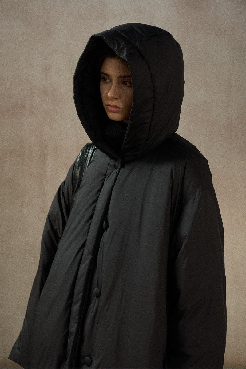Oversized Hooded Puffer Coat