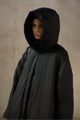 Oversized Hooded Puffer Coat