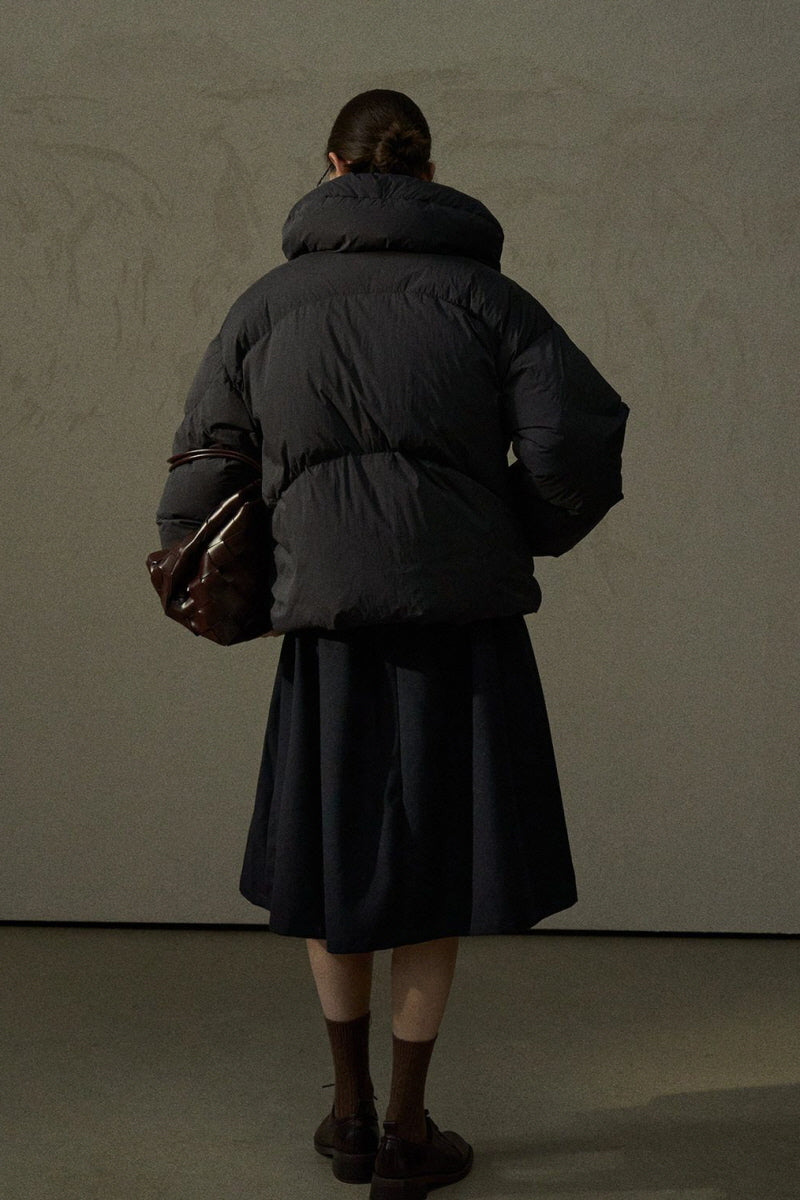 Detachable Bud-Collar Puffer Jacket