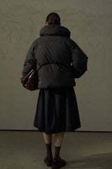 Detachable Bud-Collar Puffer Jacket