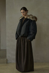 Hooded Balloon Puffer Jacket