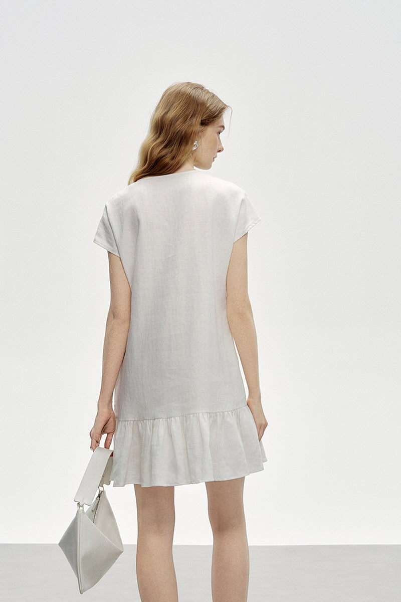 Shredded Hem Doll Dress